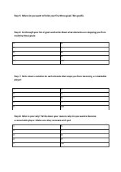 Creating Guitar Practice Schedule Worksheet Template, Page 2