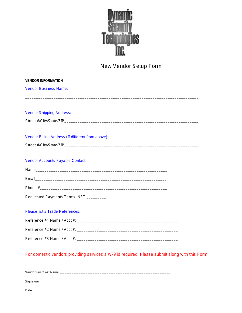 new-vendor-setup-form-dynamic-security-technologies-fill-out-sign