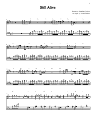 Document preview: Jonathan Coulton - Still Alive Sheet Music