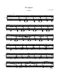Kimbo - Everglow Piano Sheet Music