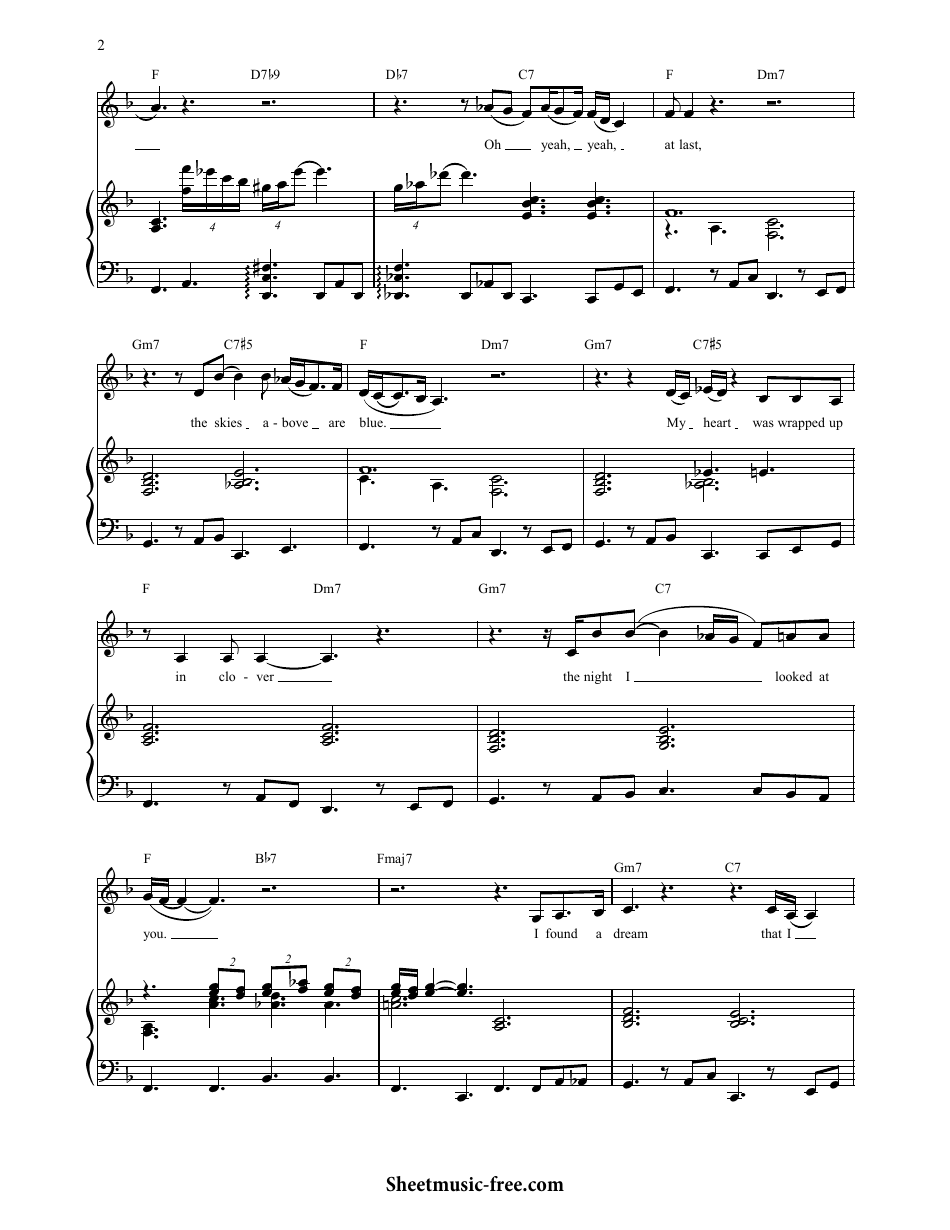 Etta James, Mack Gordon and Harry Warren - at Last Piano Sheet Music, Page 2