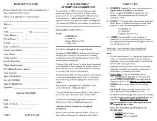 Children First Registration Form - Iowa