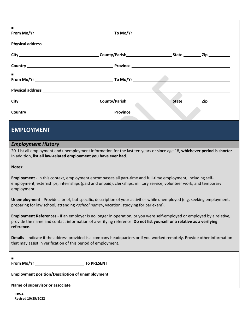 Character Report Application - Sample - Iowa, Page 11