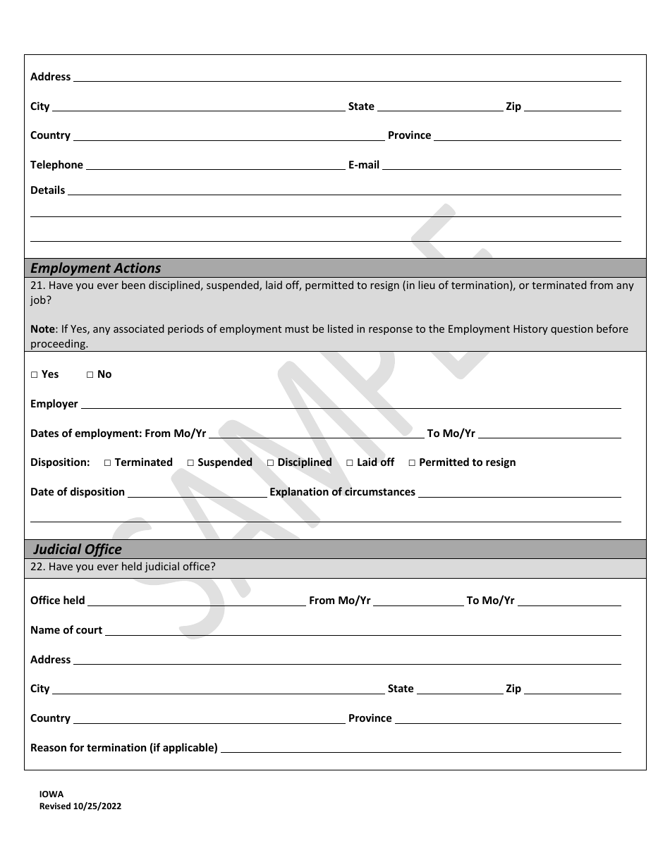 Character Report Application - Sample - Iowa, Page 15
