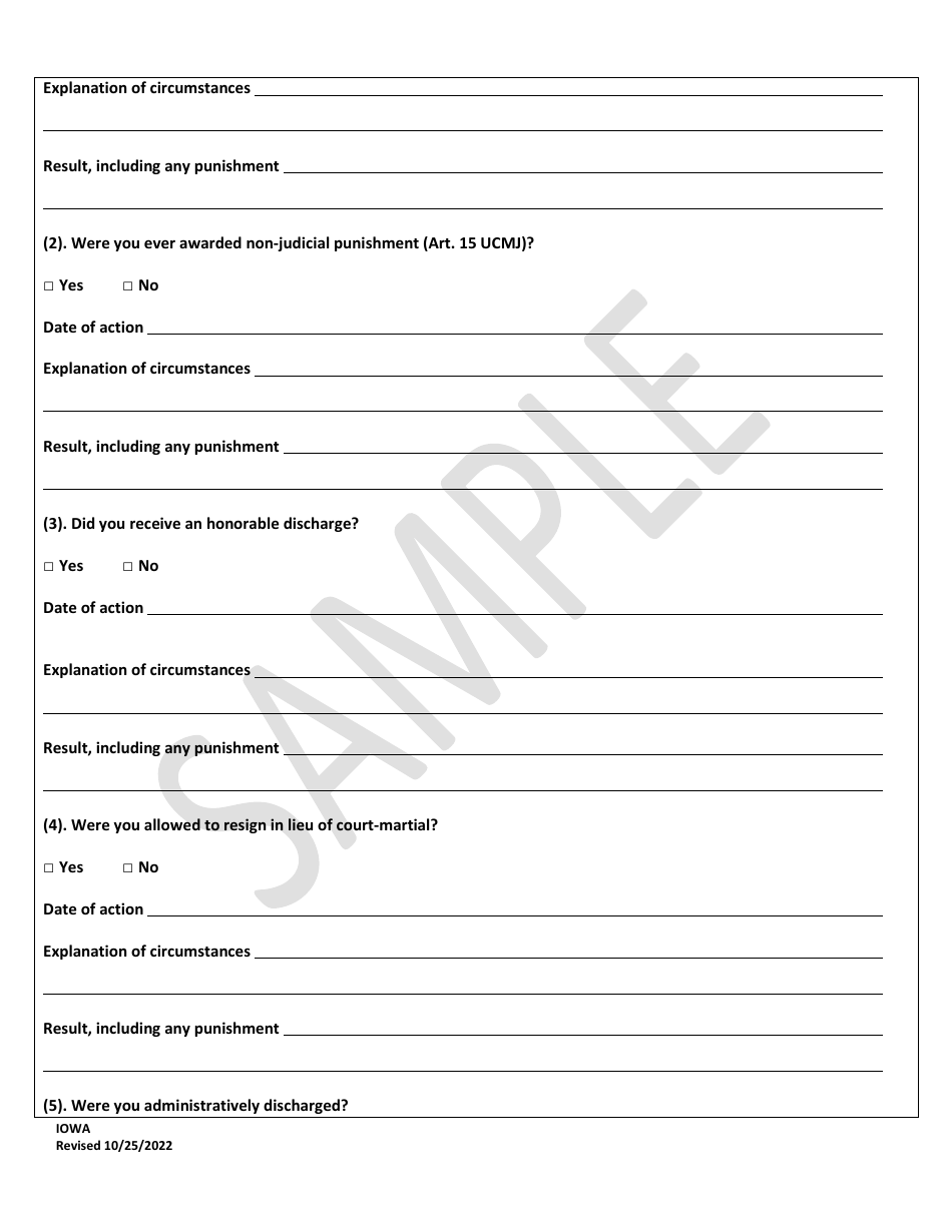 Character Report Application - Sample - Iowa, Page 17