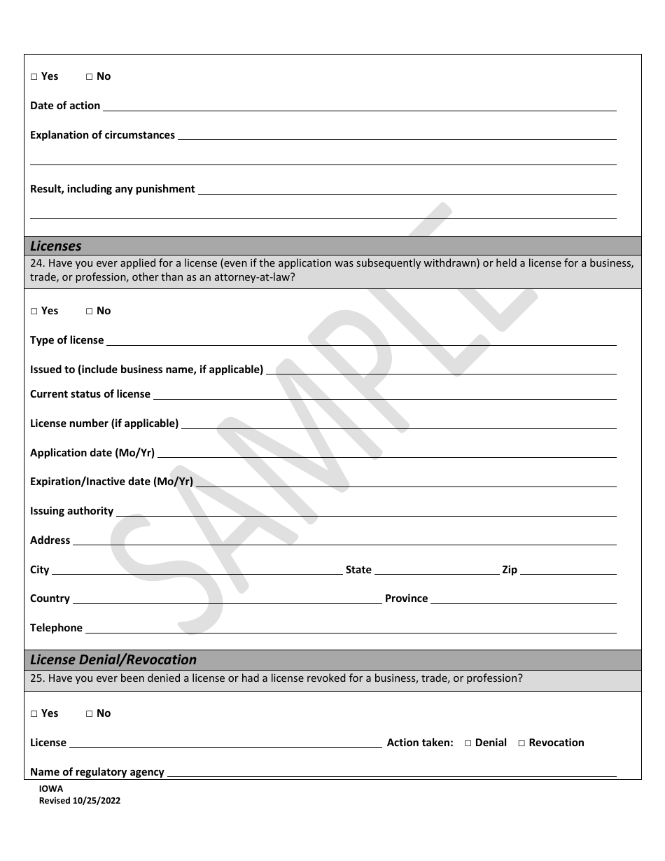 Character Report Application - Sample - Iowa, Page 18