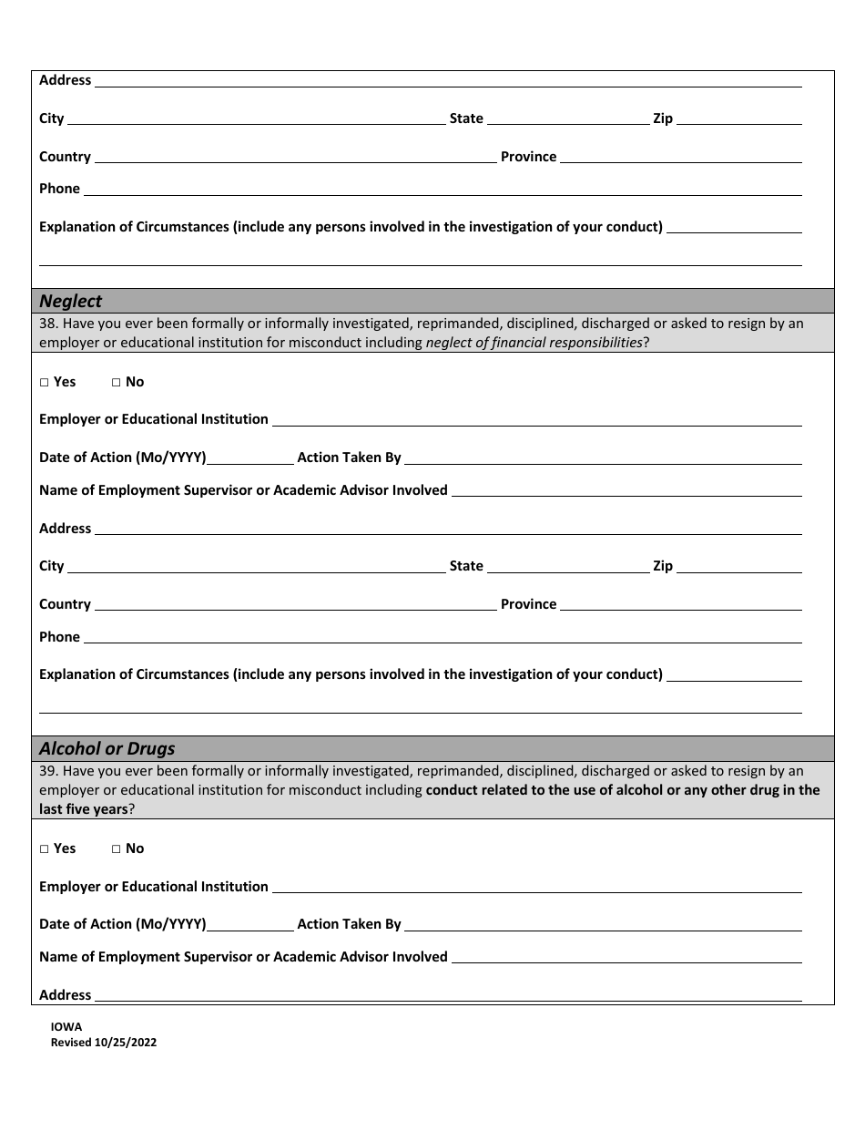 Character Report Application - Sample - Iowa, Page 25