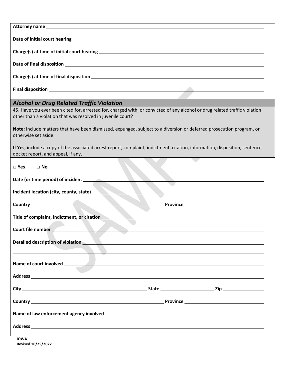 Character Report Application - Sample - Iowa, Page 30