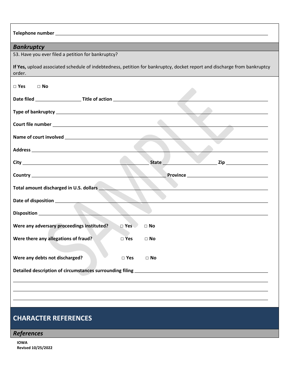 Character Report Application - Sample - Iowa, Page 38