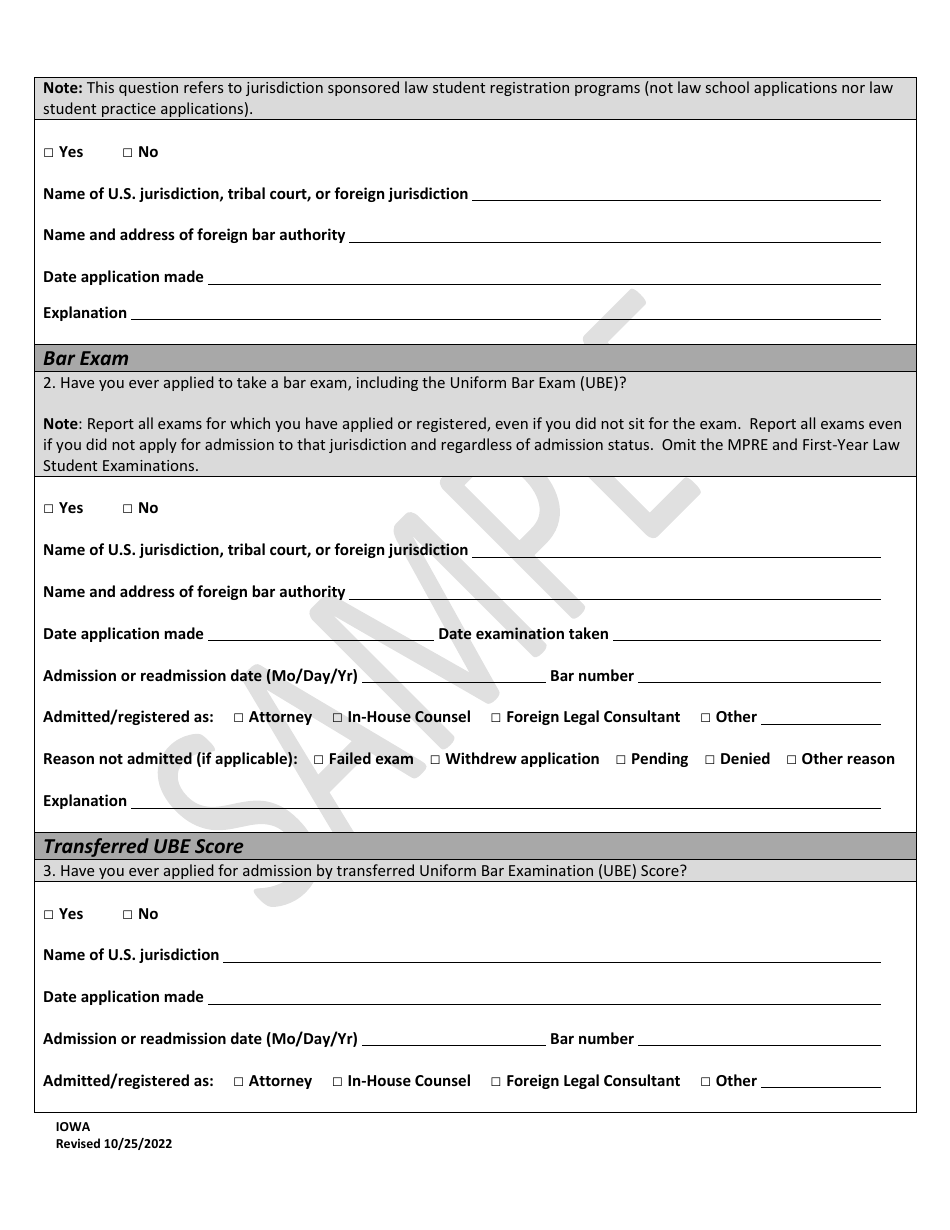 Character Report Application - Sample - Iowa, Page 3