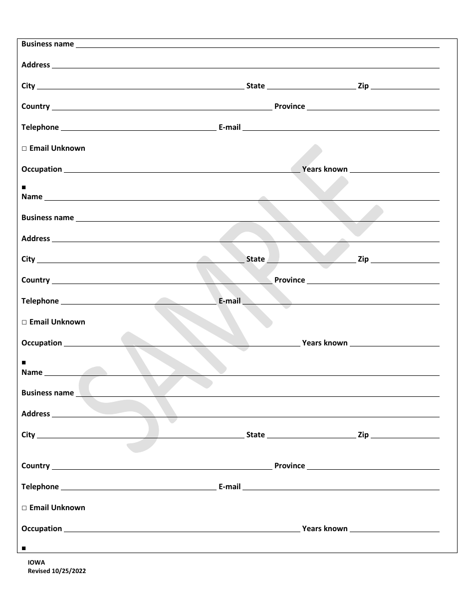 Character Report Application - Sample - Iowa, Page 40