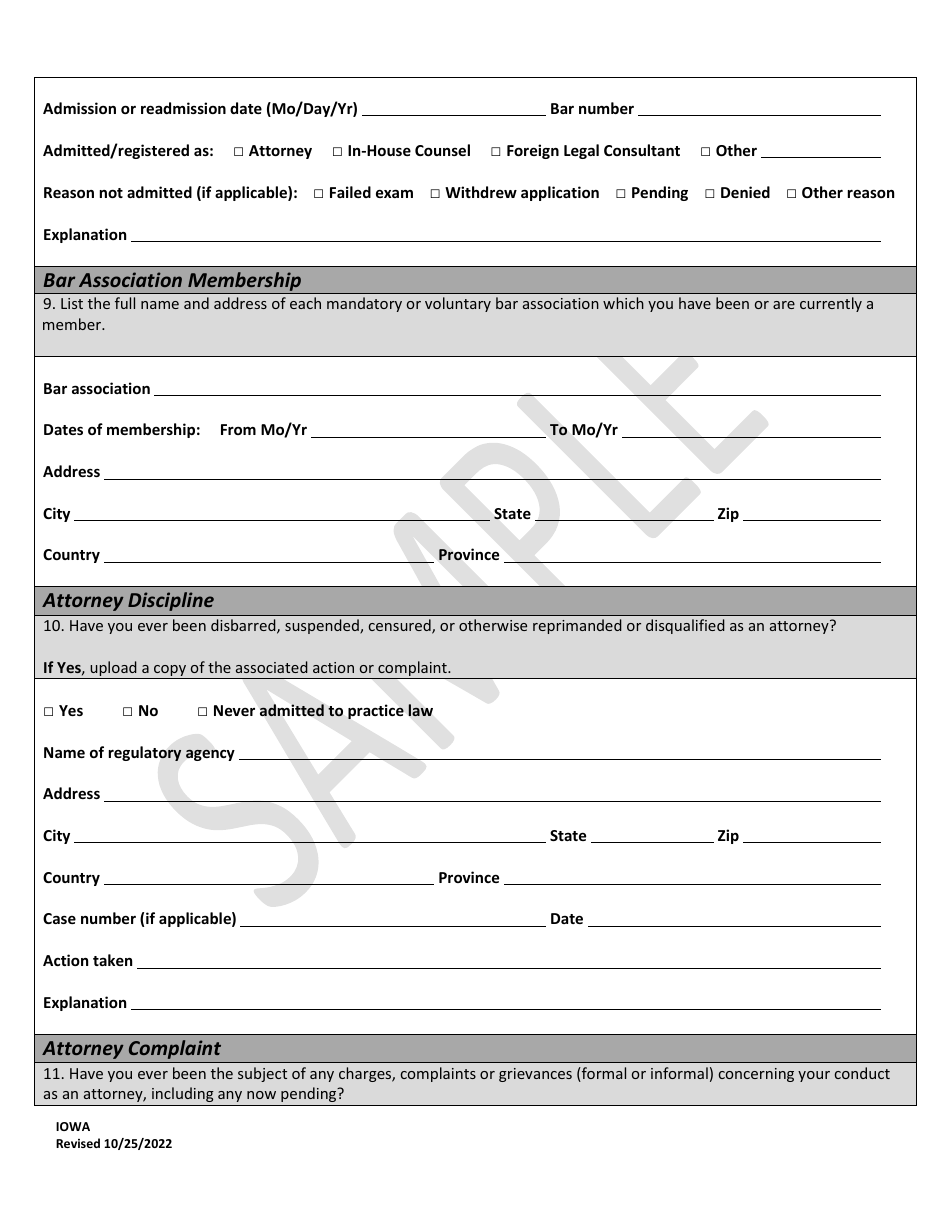 Character Report Application - Sample - Iowa, Page 6