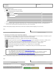 Form FL-165 Request to Enter Default (Family Law - Uniform Parentage) - California, Page 2