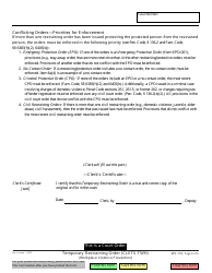 Form WV-110 Temporary Restraining Order (Clets-Twh) (Workplace Violence Prevention) - California, Page 6