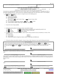 Document preview: Form NC-110 Name and Information About Th Person Whose Name Is to Be Changed (Attachment to Petition for Change of Name) - California