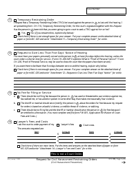 Form CH-100 Request for Civil Harassment Restraining Orders - California, Page 5