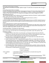 Form EA-110 Temporary Restraining Order (Clets-Tea or Tef) (Elder or Dependent Adult Abuse Prevention) - California, Page 6