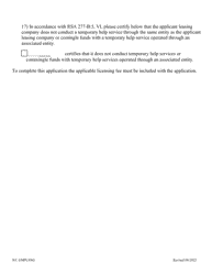 Employee Leasing Application - New Hampshire, Page 7