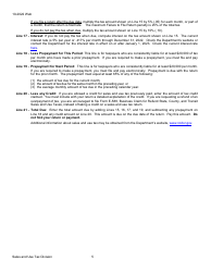 Instructions for Form E-500 Sales and Use Tax Return - North Carolina, Page 5