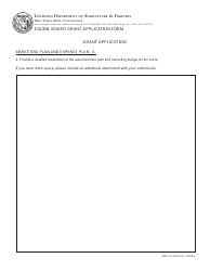 Form AHS-21-54 Equine Board Grant Application Form - Louisiana, Page 6