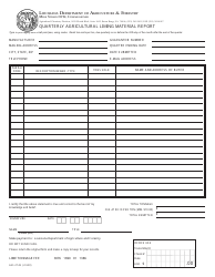 Form AES-27-03 Quarterly Agricultural Liming Material Report - Louisiana