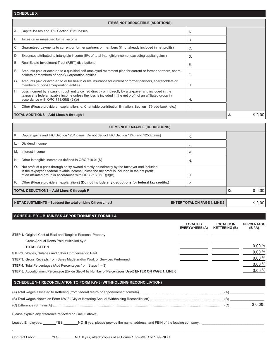 Form KBR1040 2022 Fill Out, Sign Online and Download Fillable PDF
