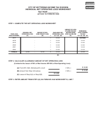 Instructions for Form KR-1040 Individual Income Tax Return - City of Kettering, Ohio, Page 2