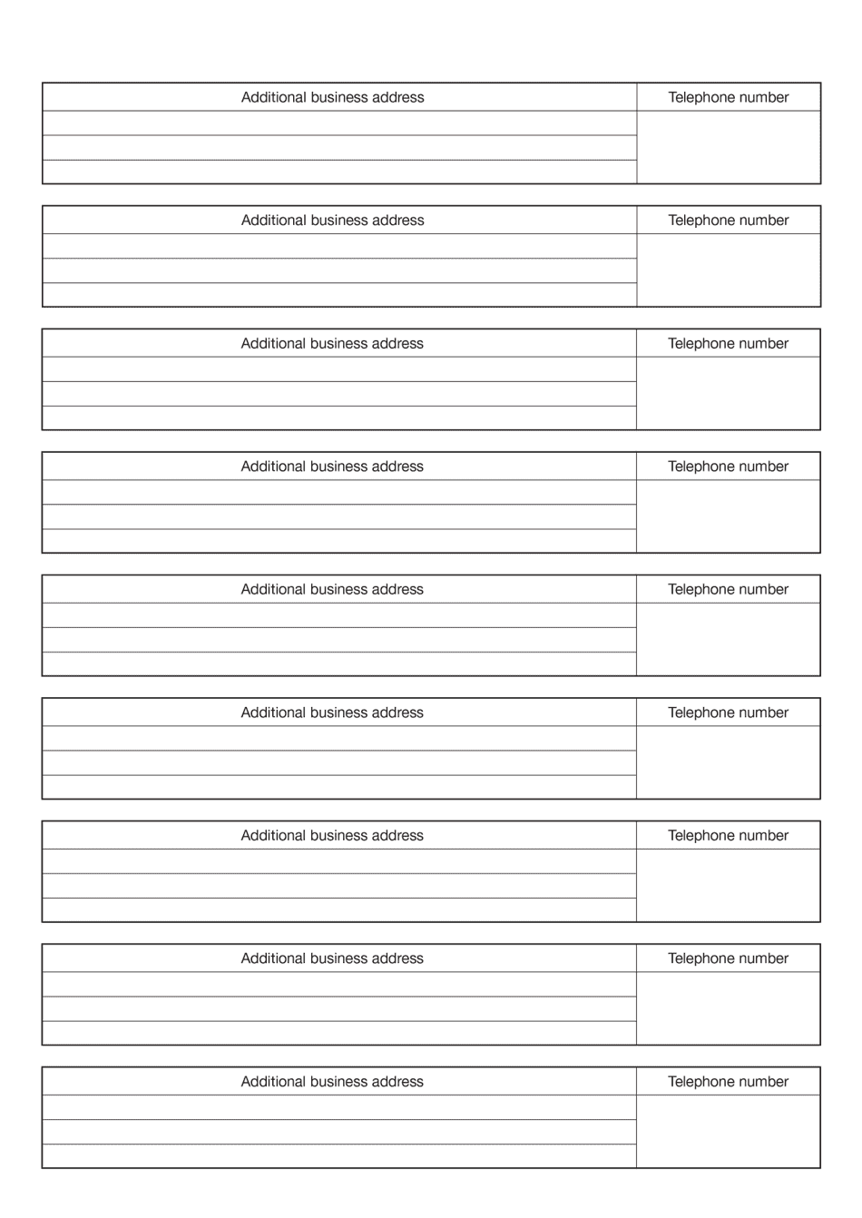 Form V940 / 1 Application to Register as a Number Plate Supplier Supplementary Form - United Kingdom, Page 2