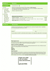 Form VTL310 Application for Replacement Trade Plates or Change AF Adress - United Kingdom, Page 2