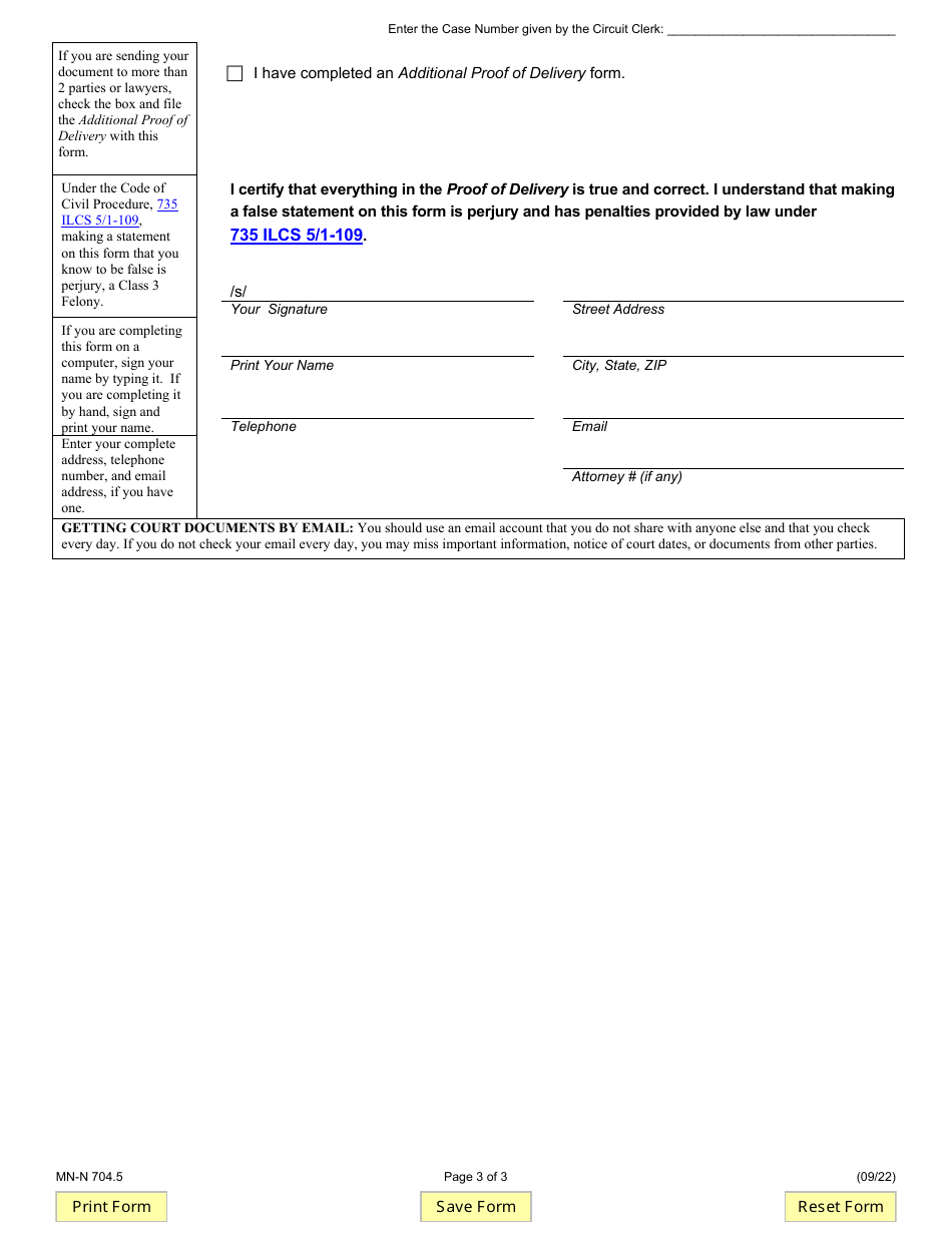 Form MN-N704.5 Notice of Court Date for Motion - Illinois, Page 3