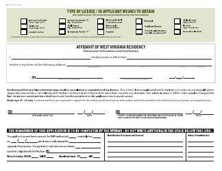 Form DMV-DS-23P Application for a Driver's License or Identification Card - West Virginia, Page 2