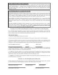 Attorney Vacation Schedule Request - Harris County, Texas, Page 2
