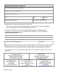 Form 470-5526 Authorized Representative for Managed Care Appeals - Iowa, Page 2