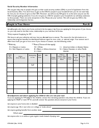 Form 470-0462 Food and Financial Support Application - Iowa, Page 4