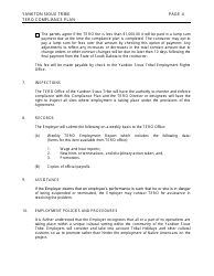 Yankton Sioux Tribe Tribal Employment Rights Office Compliance Plan (For Projects Let Prior to October 1, 2022) - South Dakota, Page 4