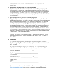 Cdbg-Dr Subrogation and Assignment Agreement - Missouri, Page 2