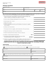 Form 4360 Ifta Bus Schedule - Michigan