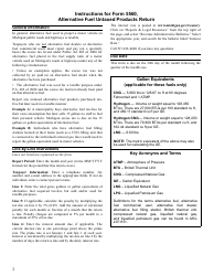 Form 5560 Alternative Fuel Untaxed Products Return - Michigan, Page 2