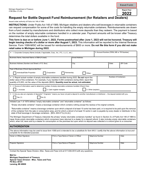 Form 2196 2022 Printable Pdf
