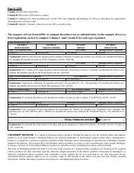 Form 4096C Michigan Tobacco Products Tax Return for Untaxed Cigarettes, Premium Cigars and Other Tobacco Products - Michigan, Page 3