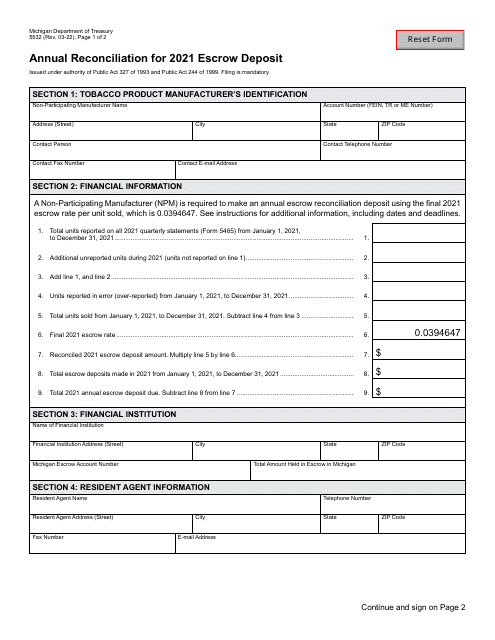 Form 5532 2021 Printable Pdf