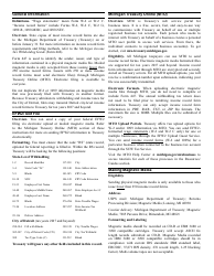 Form 447 Transmittal for Magnetic Media Reporting of W-2s, W-2gs and 1099s - Michigan, Page 2