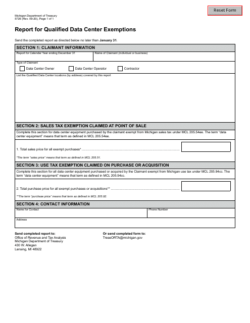 Form 5726  Printable Pdf
