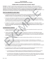 Form DD-1 Direct Deposit Authorization Form - Sample - New York (French)