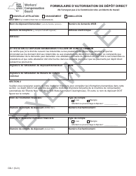 Form DD-1 Direct Deposit Authorization Form - Sample - New York (French), Page 2