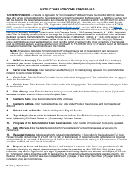 Form RB-89.3 Rebuttal of Application for Reconsideration/Full Board Review - New York