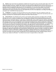 Form RB-89.3 Rebuttal of Application for Reconsideration/Full Board Review - New York, Page 2