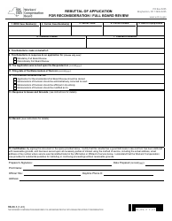 Form RB-89.3 Rebuttal of Application for Reconsideration/Full Board Review - New York, Page 3