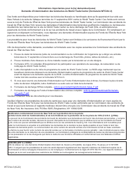 Form WTCVol-3 World Trade Center Volunteer&#039;s Claim for Compensation - New York (French), Page 2