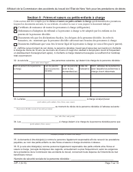 Form AFF-1 Affidavit for Death Benefits - New York (French), Page 8